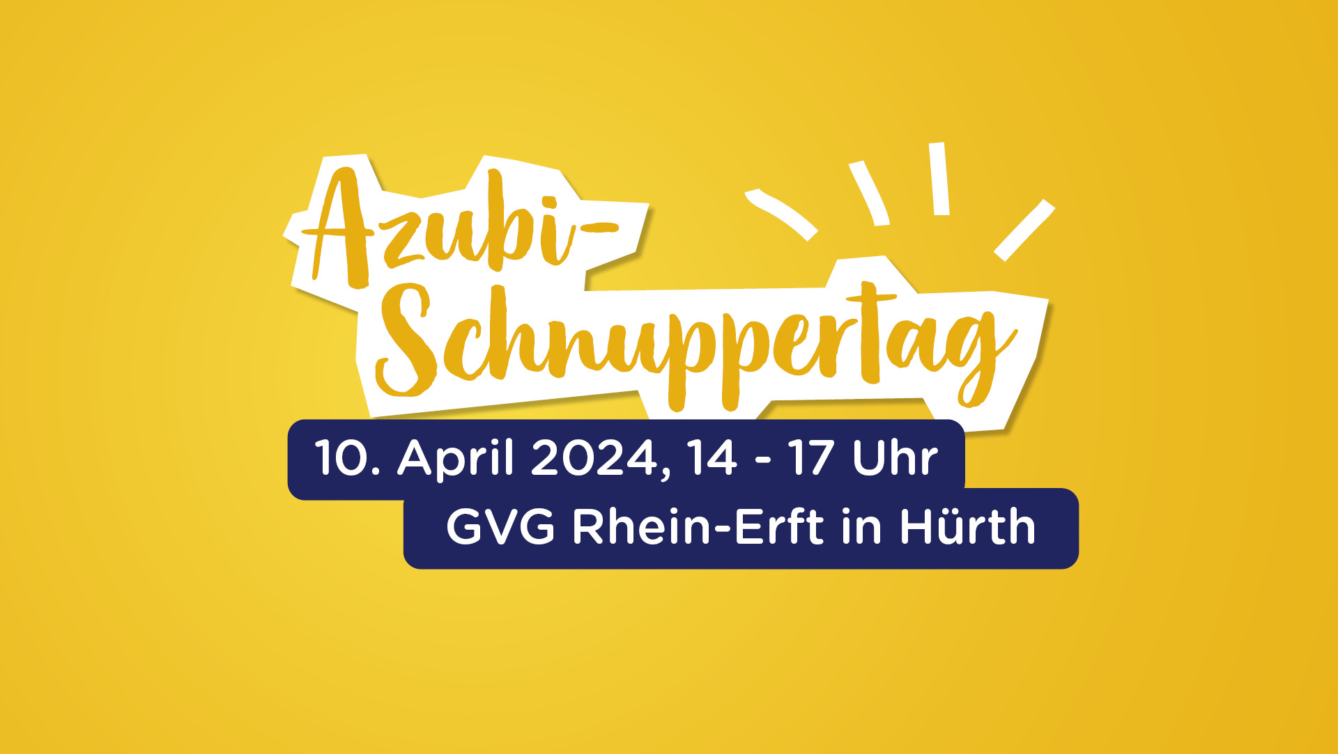 Azubi-Schnuppertag bei der GVG-Rhein-Erft: Jetzt anmelden 