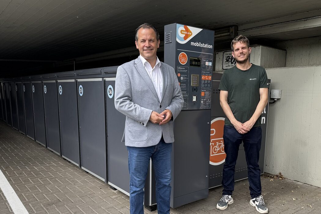 Neue Fahrradgaragen am Pulheimer Bahnhof