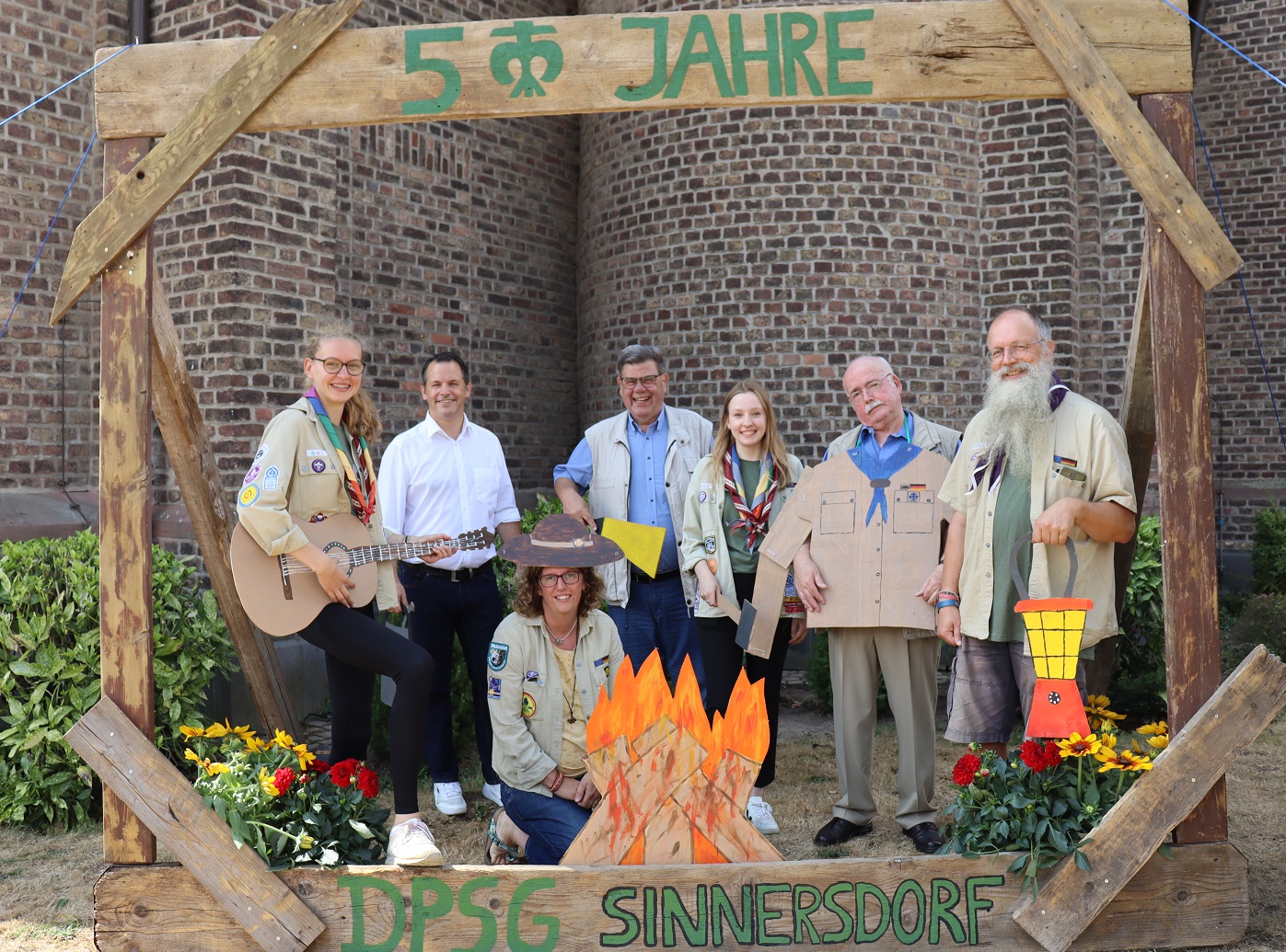 Zusammenhalt und viele spannende Erlebnisse Pfadfinder in Sinnersdorf feiern 50-jähriges Bestehen