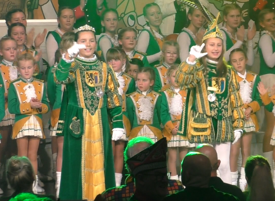 Proklamation des Kinder-Zweigestirn 2025 Tanz