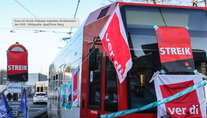 Streik am Donnerstag: Ausfälle im Nahverkehr