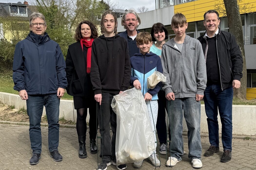 Weg mit dem wilden Müll: Siebtklässler übernehmen Verantwortung