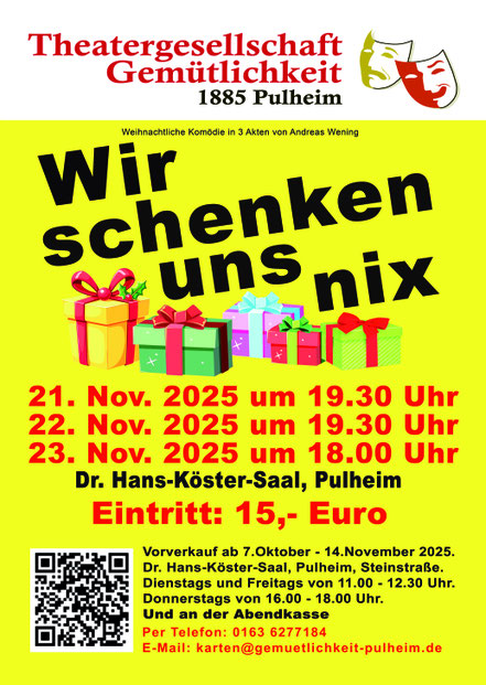 Wir schenken uns nix.