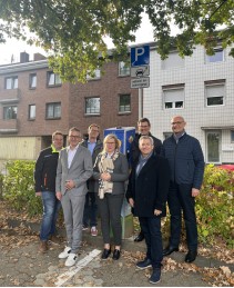 Inbetriebnahme der neuen Ladesäule auf dem Matthiasparkplatz