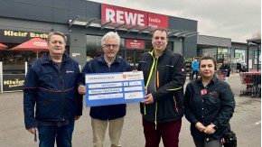 Malteser Tafel bei Rewe Giese in Geyen
