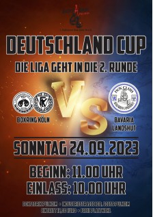 Plakat DEUTSCHLAND CUP