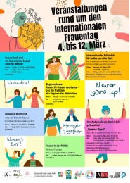 Plakat Frauentag